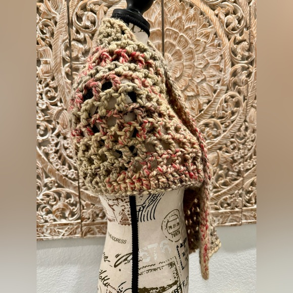 Handmade Crochet Scarf- 15”Wx56”L - Picture 2 of 12